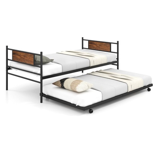 Metal retro double - double, bed