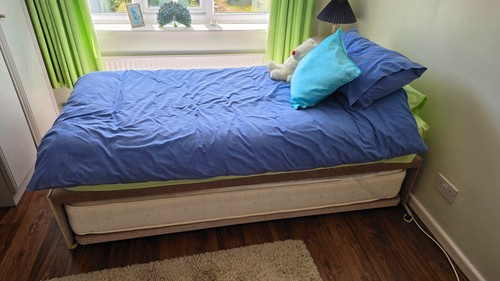 Single divan guest bed with - guest,