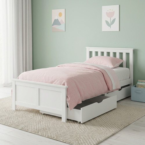 3ft wooden bedframe with - wooden, 2