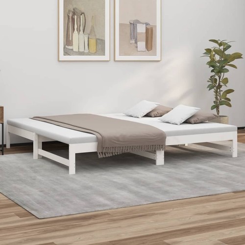 Pull out day bed - pull-out, white